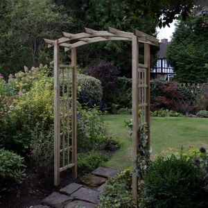 Forest Garden Forest Classic Dome Top Wooden Garden Pergola Arch 4'5 x 2'4