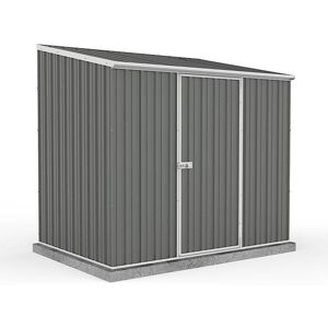 7'5 x 5' Absco Space Saver Pent Metal Shed - Grey (2.26m x 1.52m)