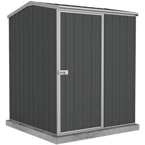 5' x 5' Absco Premier Titanium Reverse Apex Metal Shed - Dark Grey (1.52m x 1.52m)