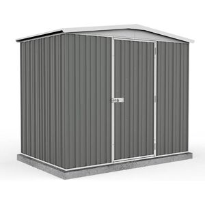 7'5 x 5' Absco Regent Apex Metal Shed - Grey (2.26m x 1.44m)