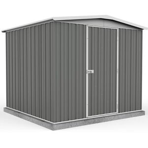 7'5 x 7' Absco Regent Apex Metal Shed - Grey (2.26m x 2.18m)