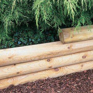 Forest Garden Forest 6ft Pressure Treated Mini Sleeper (4 Pack)