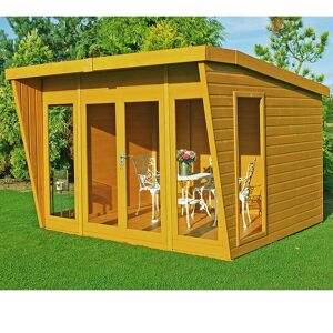 10x8 Shire Highclere Contemporary Wooden Summer House