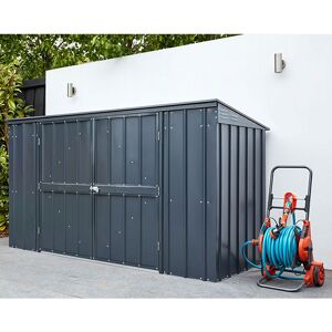 Globel 8' x 3' Metal Triple Bin Store (2.1m x 0.9m)