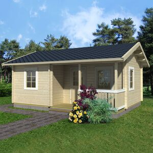 Palmako Sandra 6.3 x 4.5m Log Cabin Garden Building (70mm)