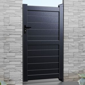 Readymade Gates Exeter Premium Aluminium Side Gate - Black