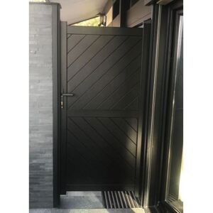 Readymade Gates Barnstaple Premium Aluminium Side Gate - Black