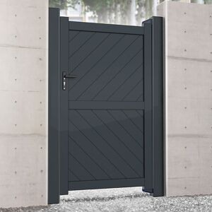 Readymade Gates Barnstaple Premium Aluminium Side Gate - Grey