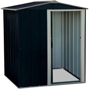 5' x 4' Sapphire Apex Anthracite Metal Shed (1.62m x 1.22m)