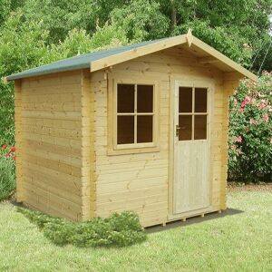Shire Montford 3.2m x 3.2m Log Cabin Summer House (28mm)