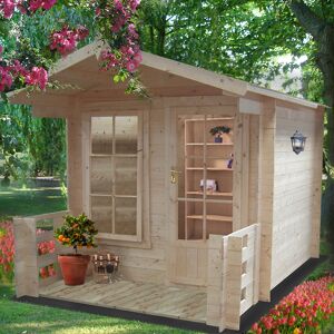 Shire Maulden 2.1m x 2.9m Log Cabin Summer House (19mm)