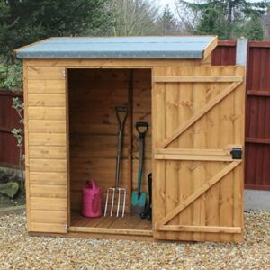 6' x 3' Traditional Shiplap Pent Wooden Garden Tool Storage Shed (1.83m x .91m)