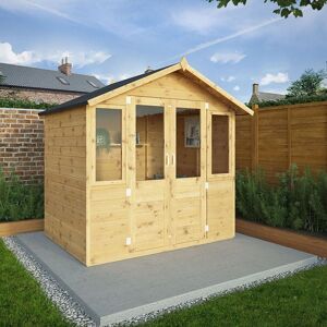 7' x 5' (2.12x1.48m) Mercia Shiplap Wooden Summerhouse