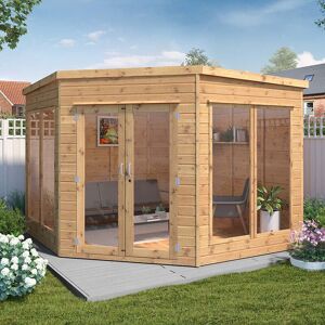 9' x 9' Mercia Premium Corner Summer House (2.9m x 2.9m)