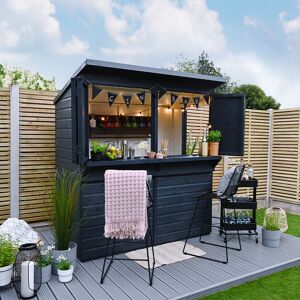 Forest Garden 6' x 3' Forest 25yr Guarantee Shiplap Pressure Treated Garden Bar (1.89m x 1.19m)