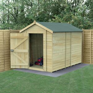 Forest Garden 10' x 6' Forest Timberdale 25yr Guarantee Tongue & Groove Pressure Treated Windowless Apex Shed (3.06m x 1.98m)