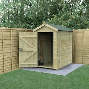 Forest Garden 6' x 4' Forest Timberdale 25yr Guarantee Tongue & Groove Pressure Treated Windowless Apex Shed (1.93m x 1.33m)