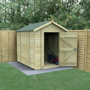 Forest Garden 8' x 6' Forest Timberdale 25yr Guarantee Tongue & Groove Pressure Treated Windowless Apex Shed (2.5m x 1.98m)