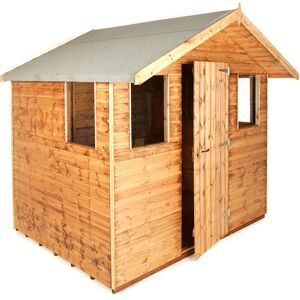 8' x 8' Traditional Shiplap 8' Cabin Garden Shed (2.44m x 2.44m)