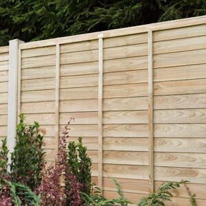 Forest Garden Forest 6' x 5' Pressure Treated Overlap Fence Panel (1.83m x 1.52m)