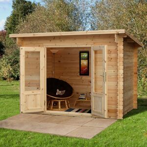 Forest Garden Forest Harwood 3m x 2m Log Cabin (28mm)