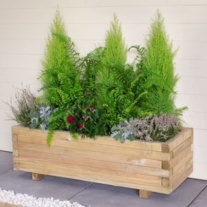 Forest Garden Forest Agen Wooden Garden Planter 3'x1' (0.9x0.3m)