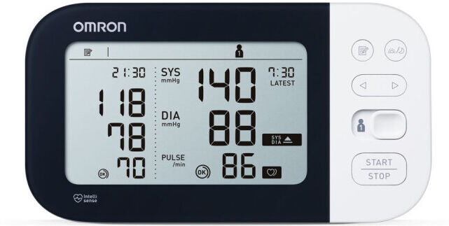 Omron M7 Intelli IT Automatic Upper Arm Blood Pressure Monitor (HEM-7361T-EBK)