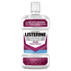 Listerine Advanced Defence Gum Treatment Mouthwash Crisp Mint