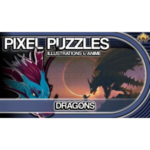 Pixel Puzzles Illustrations &amp; Anime - Jigsaw Pack: Dragons