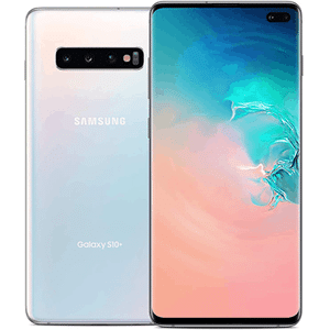 SAMSUNG Galaxy S10 Plus 128GB - Unlocked Like New Refurbished - Prism White - 128GB - Excellent