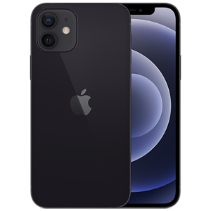 Apple iPhone 12 Refurbished - Unlocked - Black - 64GB - Good