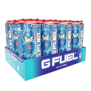 GFuel G FUEL Mega Man Blue Bomber Slushie Cans x12