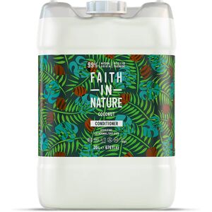 Faith In Nature Coconut 20L Conditioner Refill - Natural, Vegan & Cruelty Free - Paraben and SLS free - Normal To Dry Hair - Bulk Buy