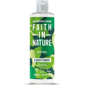 Faith In Nature Avocado Conditioner 400ml - Natural, Vegan & Cruelty Free - Paraben and SLS free - All Hair Types