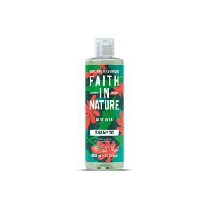 Faith In Nature Shampoo - Aloe Vera - 400ml - Normal To Dry Hair - Natural, Vegan & Cruelty Free - Paraben And SLS Free