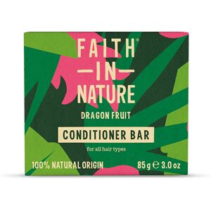 Faith In Nature Conditioner Bar - Dragon Fruit - All Hair Types - Plastic Free Zero Waste - Natural Vegan & Cruelty Free - 85g