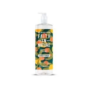 Faith In Nature Grapefruit & Orange Conditioner 1L - Natural, Vegan & Cruelty Free - Paraben and SLS free - Normal To Oily Hair