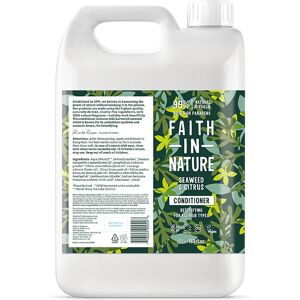 Faith In Nature Seaweed & Citrus 5L Conditioner Refill - Natural, Vegan & Cruelty Free - Paraben and SLS free - All Hair Types - Bulk Buy