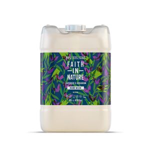 Faith In Nature Lavender & Geranium Hand Wash 20L Refill - Natural Vegan Organic Liquid Hand Soap - Bulk Buy