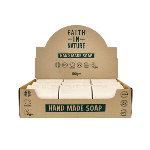 Faith In Nature Unwrapped Natural Hand Tree Soaps - Made Tea  - Box Of 18 - Plastic Free & Zero Waste - Vegan & Cruelty Free - Essential Oils