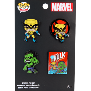 FUNKO Wolverine 50Th Anniversary Comic Action 4-Pack Pin Set - Marvel FUNKO Wolverine 50Th Anniversary Comic Action 4-Pack Pin Set - Marvel