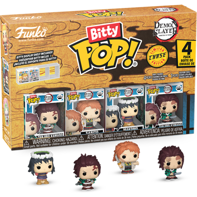 Funko Bitty Pop! Demon Slayer 4-Pack Series 4 Funko Bitty Pop! Demon Slayer 4-Pack Series 4