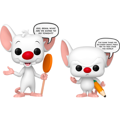 Funko Pop! Pinky & the Brain 2-Pack (Glow) Funko Pop! Pinky & the Brain 2-Pack (Glow)