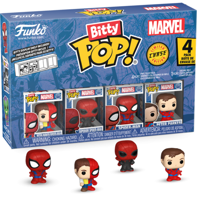 Funko Bitty Pop! Spider-Man 4-Pack Series 4 Funko Bitty Pop! Spider-Man 4-Pack Series 4