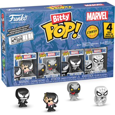 Funko Bitty Pop! Spider-Man 4-Pack Series 3 Funko Bitty Pop! Spider-Man 4-Pack Series 3