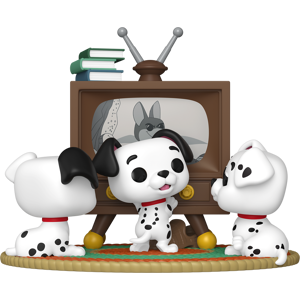 Funko Pop! Moment Rolly, Patch & Lucky with TV Funko Pop! Moment Rolly, Patch & Lucky with TV