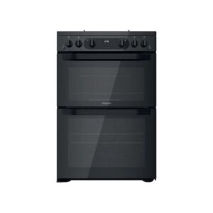 Hotpoint HDM67G0CMB 60cm Gas Double Cooker