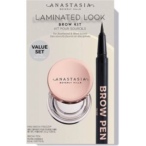 Anastasia Beverly Hills Laminated Look Brow Kit (£30 Value) - Dark Brown