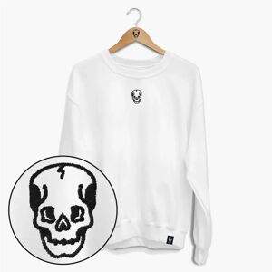 Broken Society Skull Embroidered Sweatshirt (Unisex)