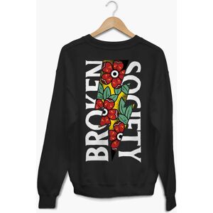 Broken Society Flower Power Sweatshirt (Unisex)